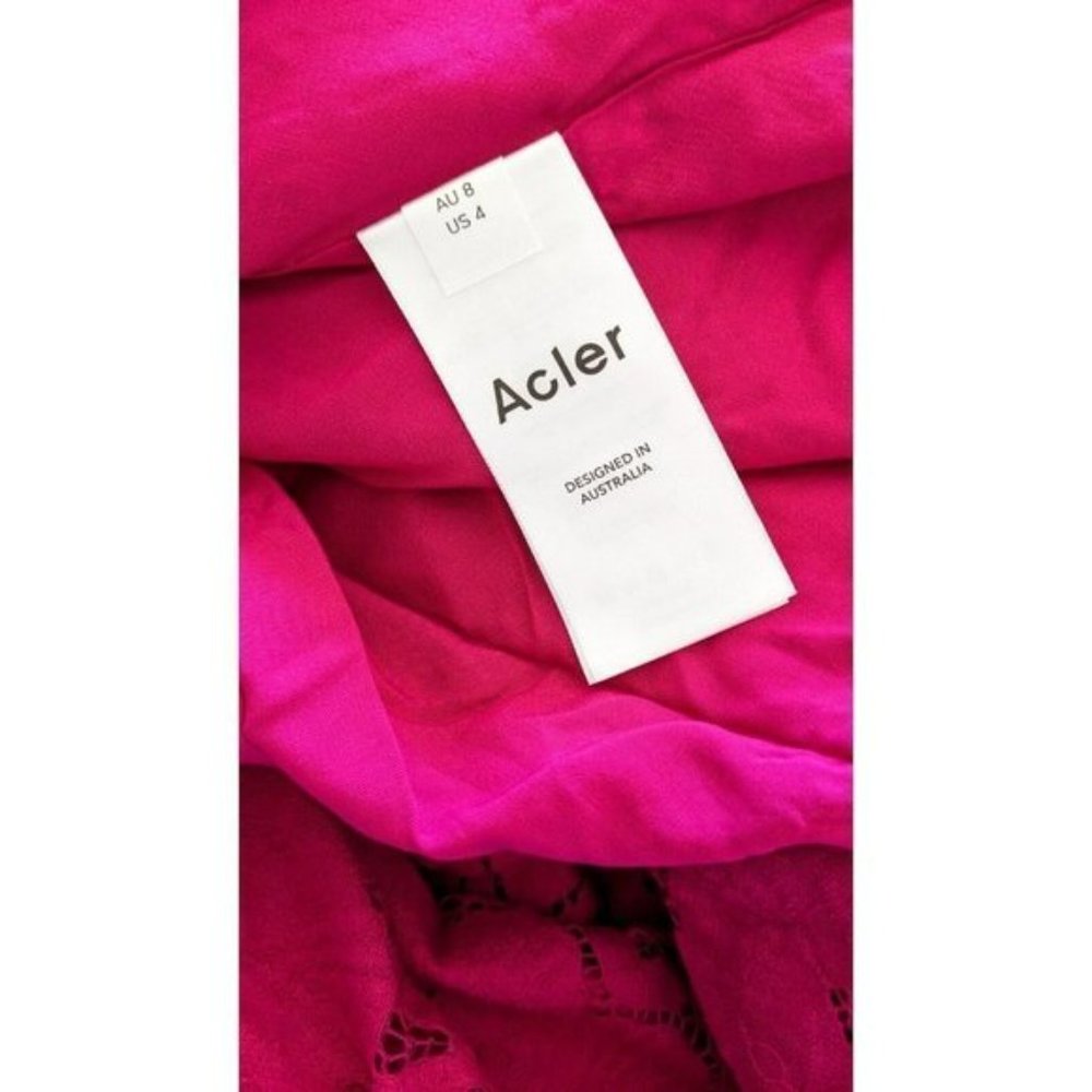 BNWT Acler Stapleton Dress Fchia Pink Size  8 - Picture 14 of 14